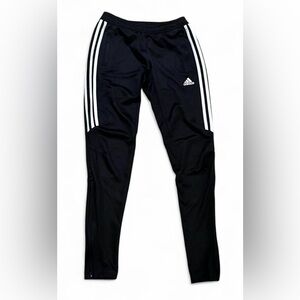 adidas Women’s Black Joggers with White Three-Stripes